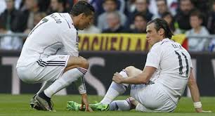 dua punggawah Madrid mengalami cedera yang belum pasti akan kabarnya